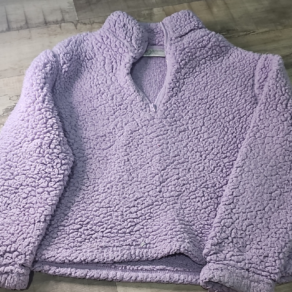 Bobbie Brooks Purple Kids Sherpa Hoodie